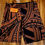 Thumbnail: MEN 4 WAY STRETCH BOARD SHORT STYLE#XC21-38 "Brown Tribal