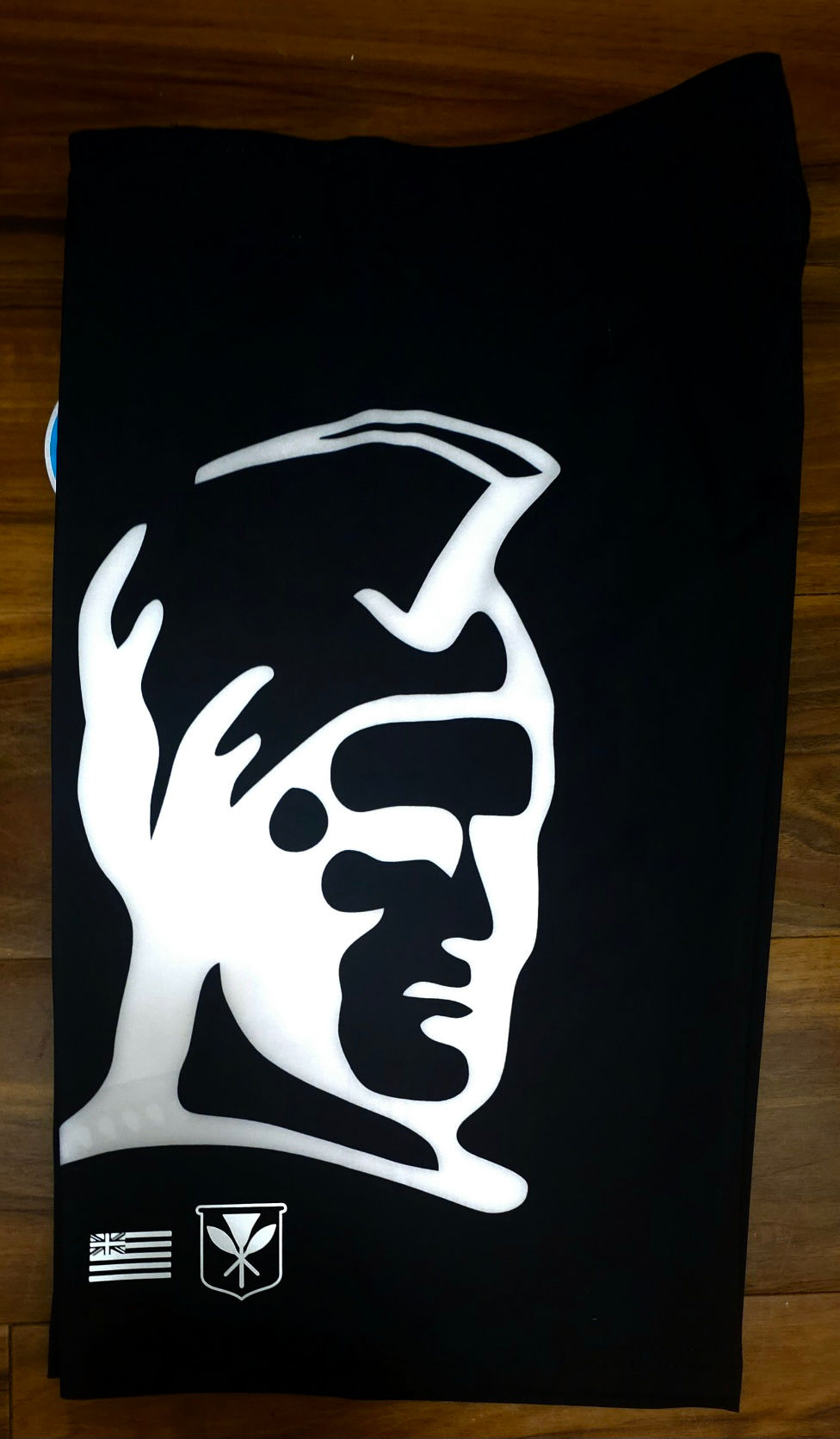 Thumbnail: MEN 4 WAY STRETCH BOARD SHORT STYLE#DC23-55"WHITE KAMEHAMEHA"