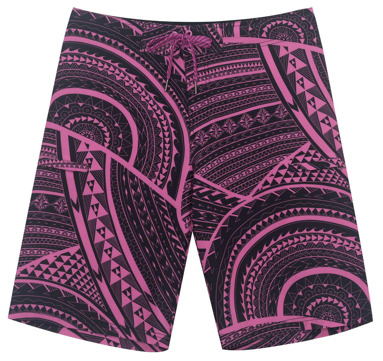 MEN 4 WAY STRETCH BOARD SHORT STYLE#XC25-28 "PINK TRIBAL"