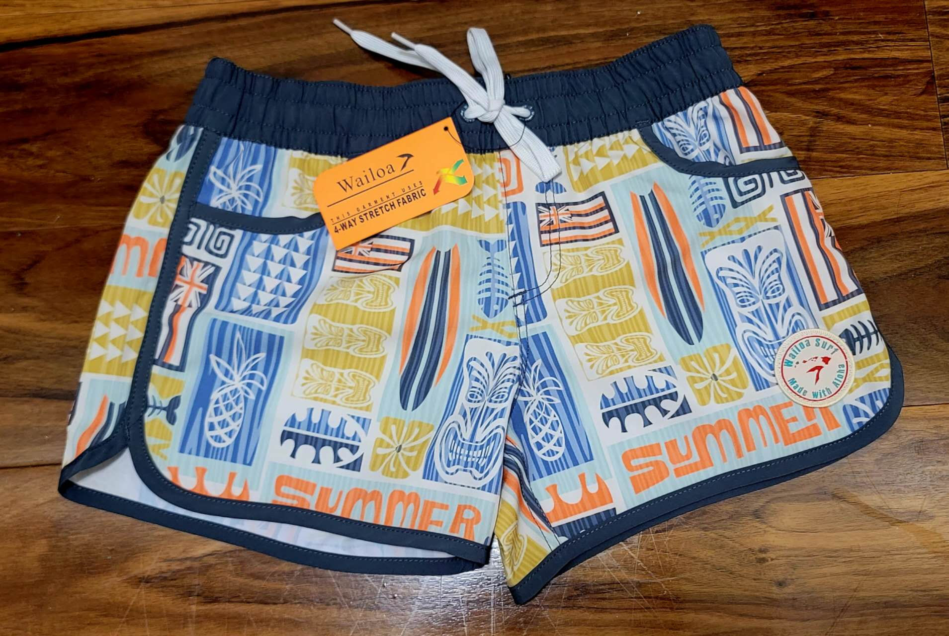 LADY VOLLEY SHORT STYLE#LD22-16" CREAM RETRO"