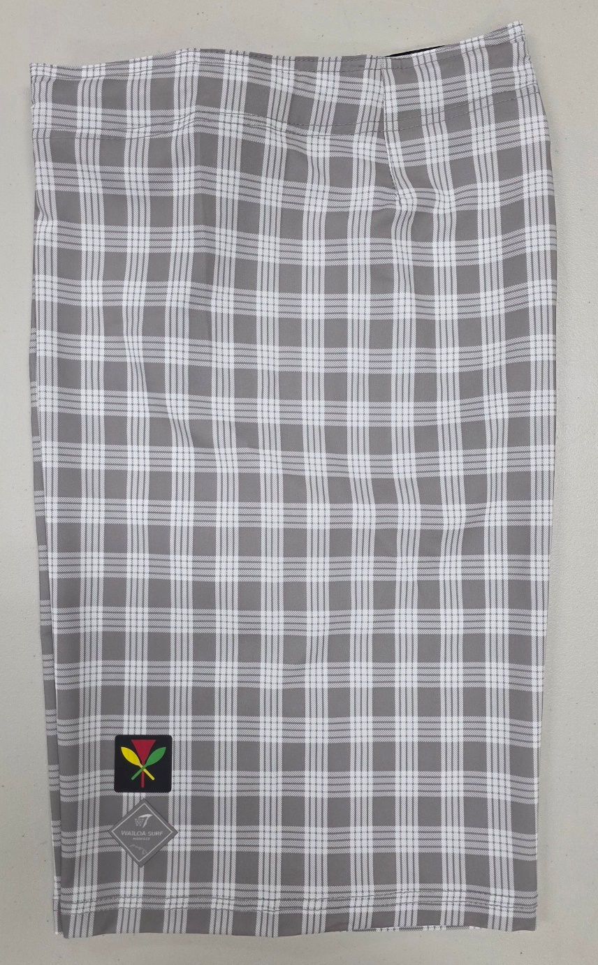Thumbnail: MEN 4 WAY STRETCH BOARD SHORT STYLE#KC25-30 "GREY PALAKA"