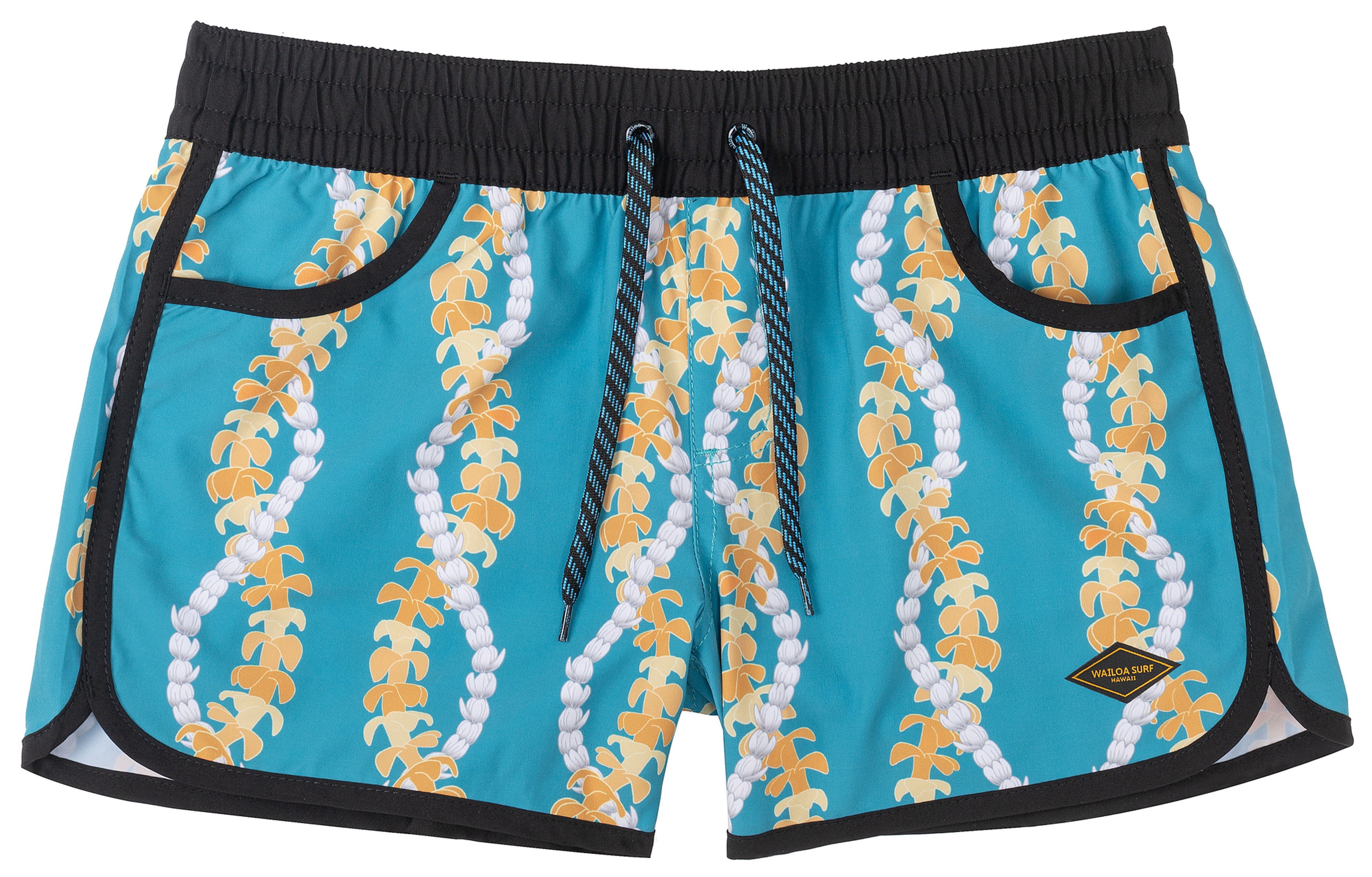 LADY VOLLEY SHORT STYLE#LD24-12 "ORANGE/WHITE PAKALANA LEI"