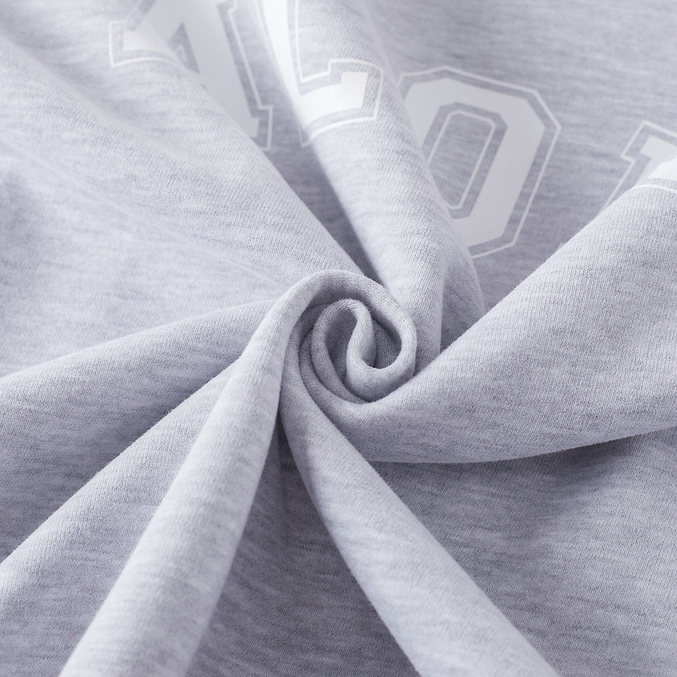 Thumbnail: LADY OVERSIZED SWEATER STYLE"SS-8"Grey Aloha Arch Shadow Fleece
