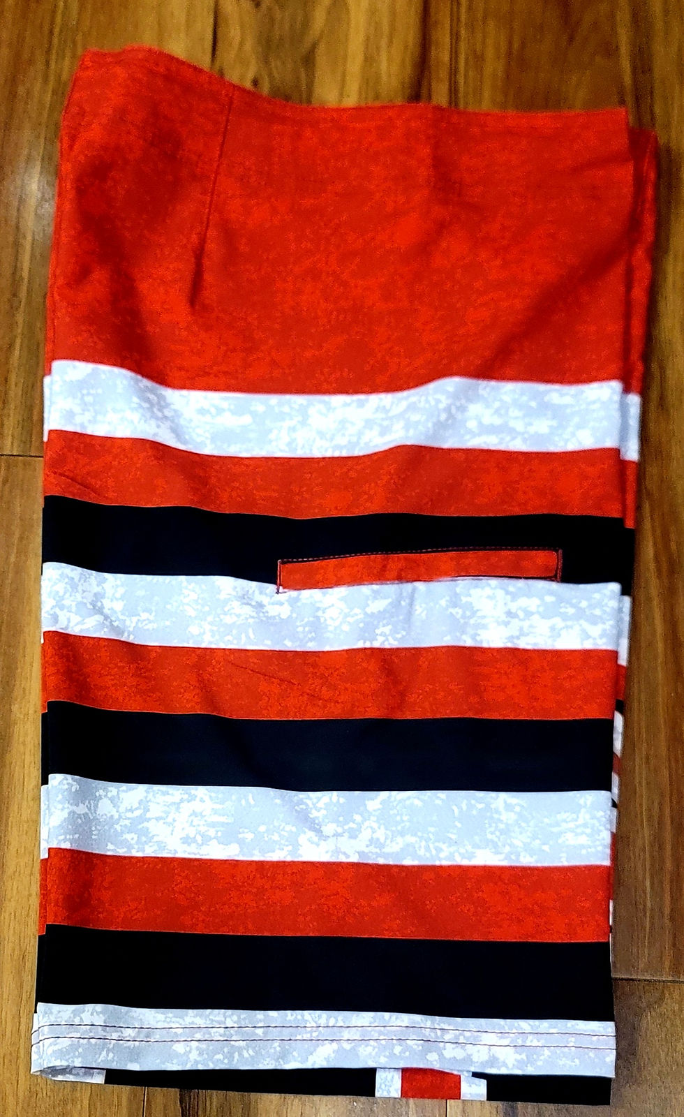 Thumbnail: Kid's 4 WAY STRETCH Board Short STYLE#XC21-56"HI Red Flage