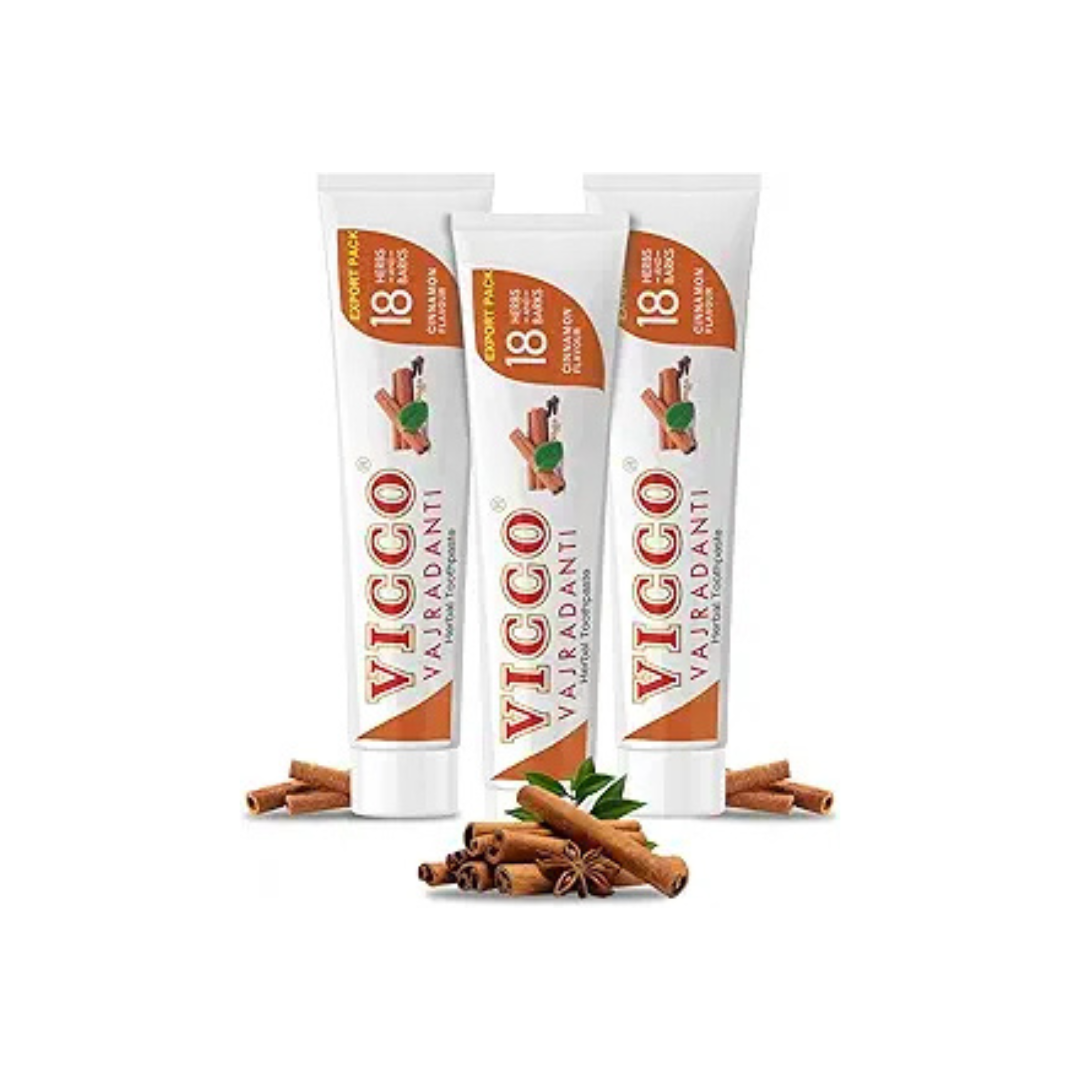 Vicco Vajradanti - Pasta de dientes de hierbas con sabor a canela x 200gr