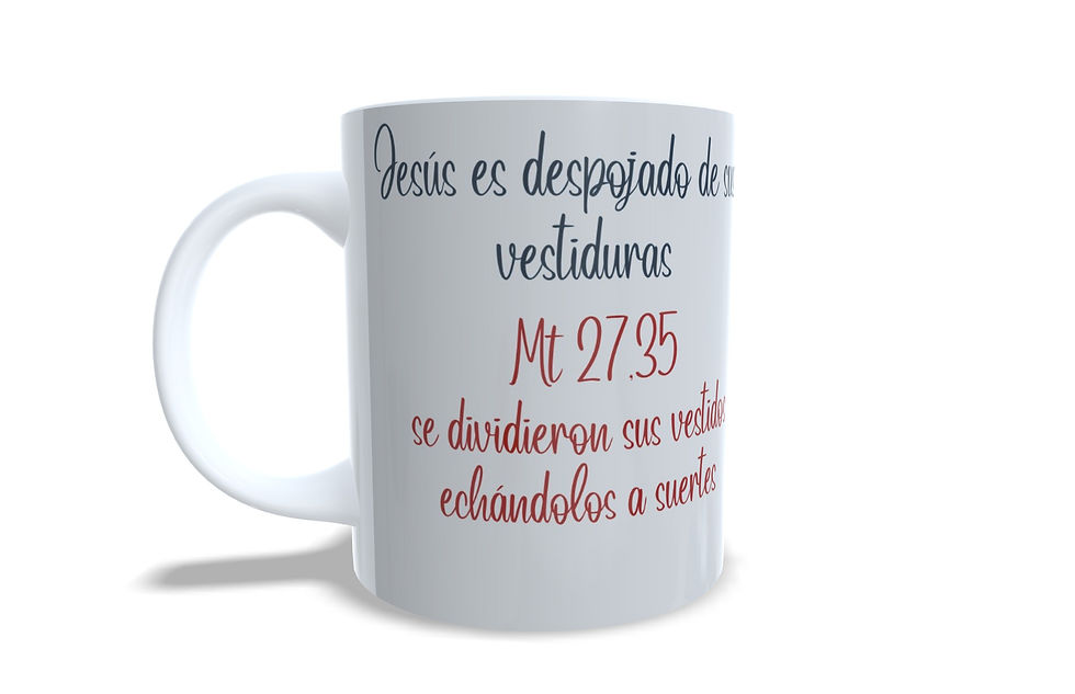 Thumbnail: Pocillo  Santo Viacrucis 10. Jesús es despojado de sus vestiduras