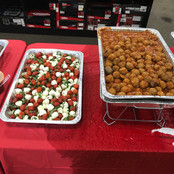 Caprese Salad & Mini Meatballs