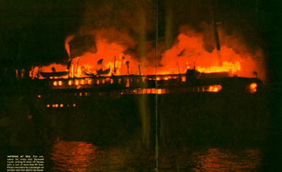 SS Yarmouth Castle Burning 1965