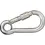 Thumbnail: Stainless Carabiner, Threaded Locking Sleeve