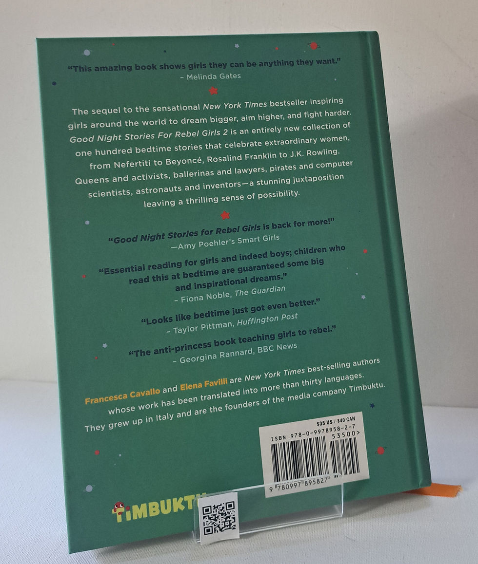 Inspire young readers with Good Night Stories for Rebel Girls — 100 tales of extraordinary women