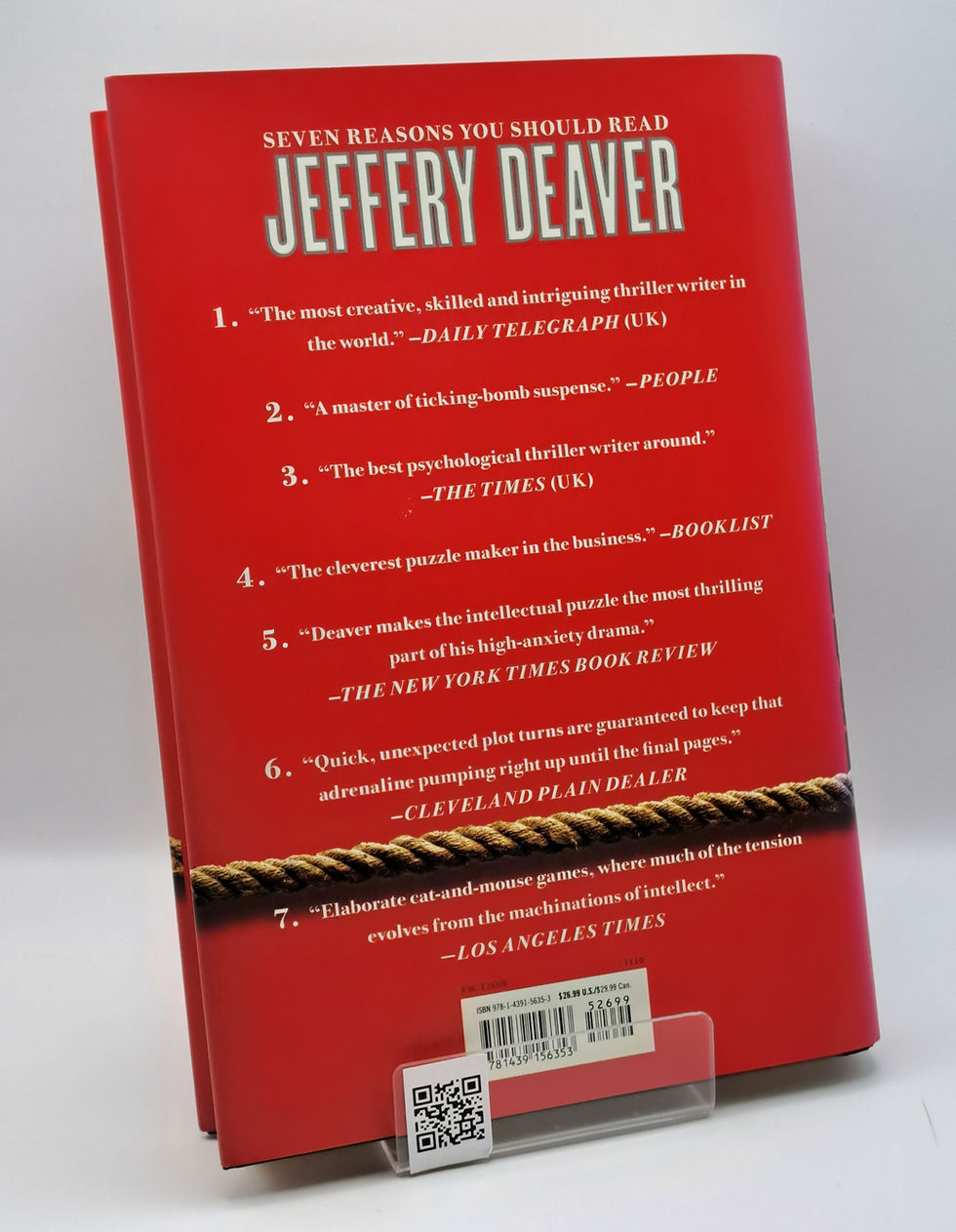 Edge by Jeffery Deaver psychological thriller