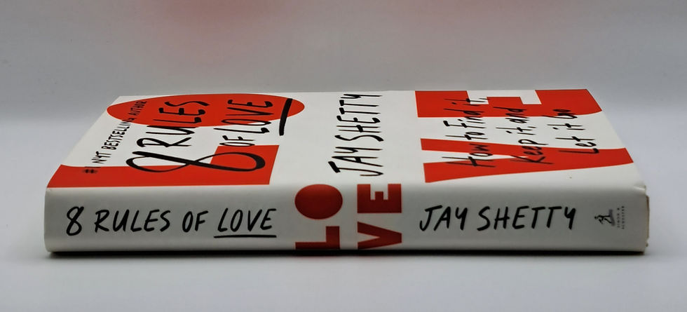 Thumbnail: 8 Rules of Love by Jay Shetty relationship self-help book