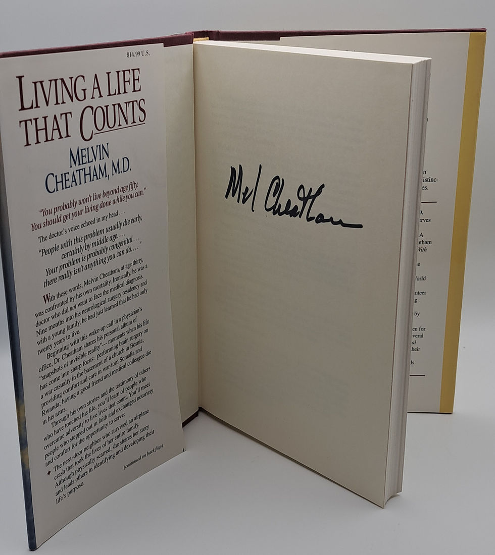Thumbnail: Living a Life That Counts by Melvin Cheatham, M.D. with Mark Cutshall