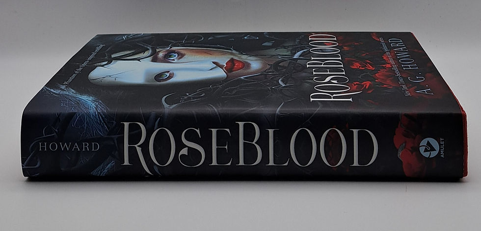 Thumbnail: RoseBlood by A.G. Howard gothic fantasy young adult fiction