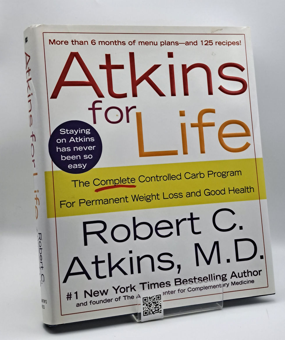Atkins for Life by Dr. Robert C. Atkins health and diet book