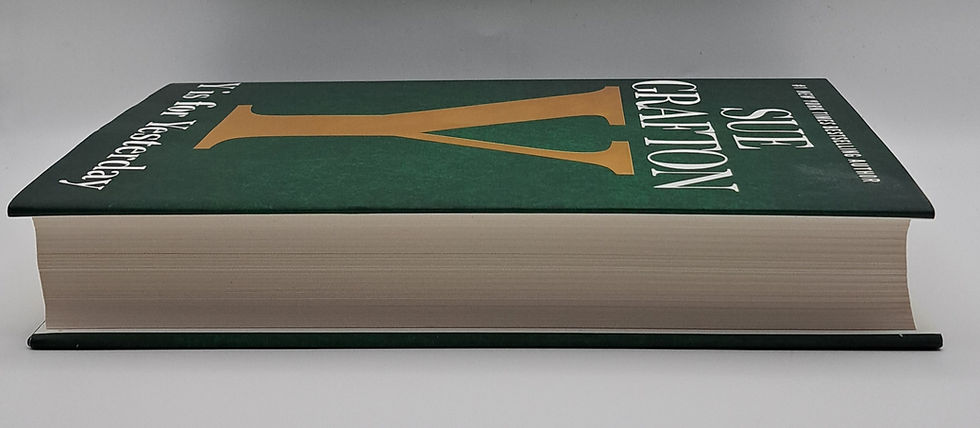 Thumbnail: Y Is for Yesterday by Sue Grafton mystery detective fiction