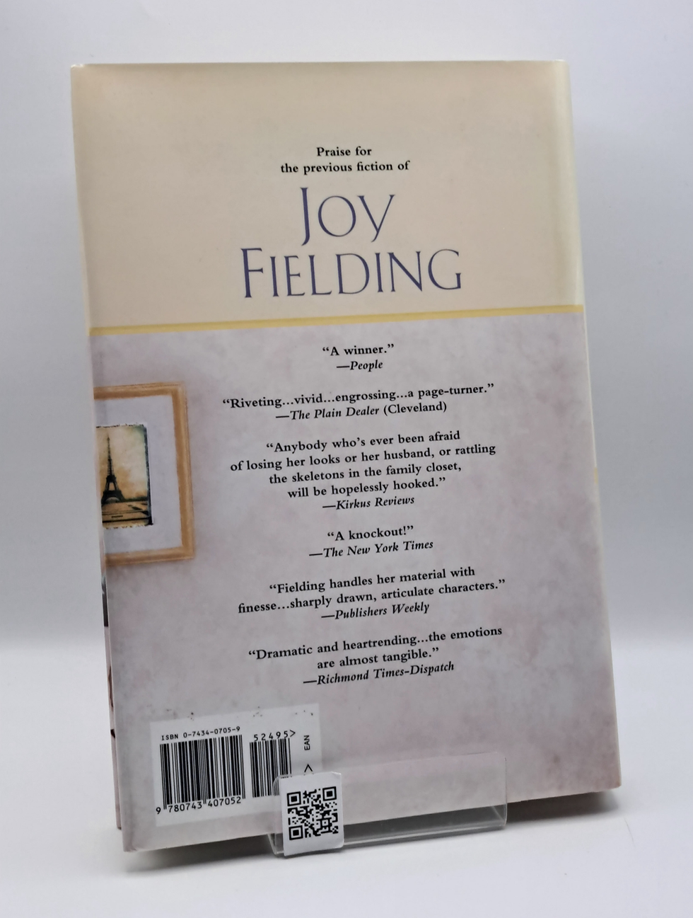 The First Time by Joy Fielding contemporary fiction