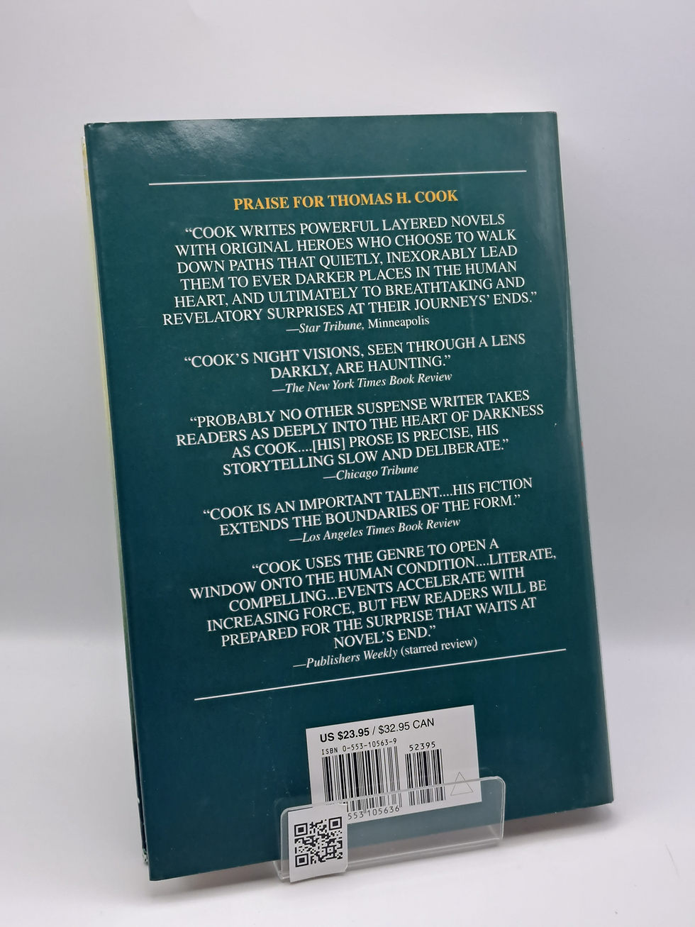 Places in the Dark by Thomas H. Cook literary mystery