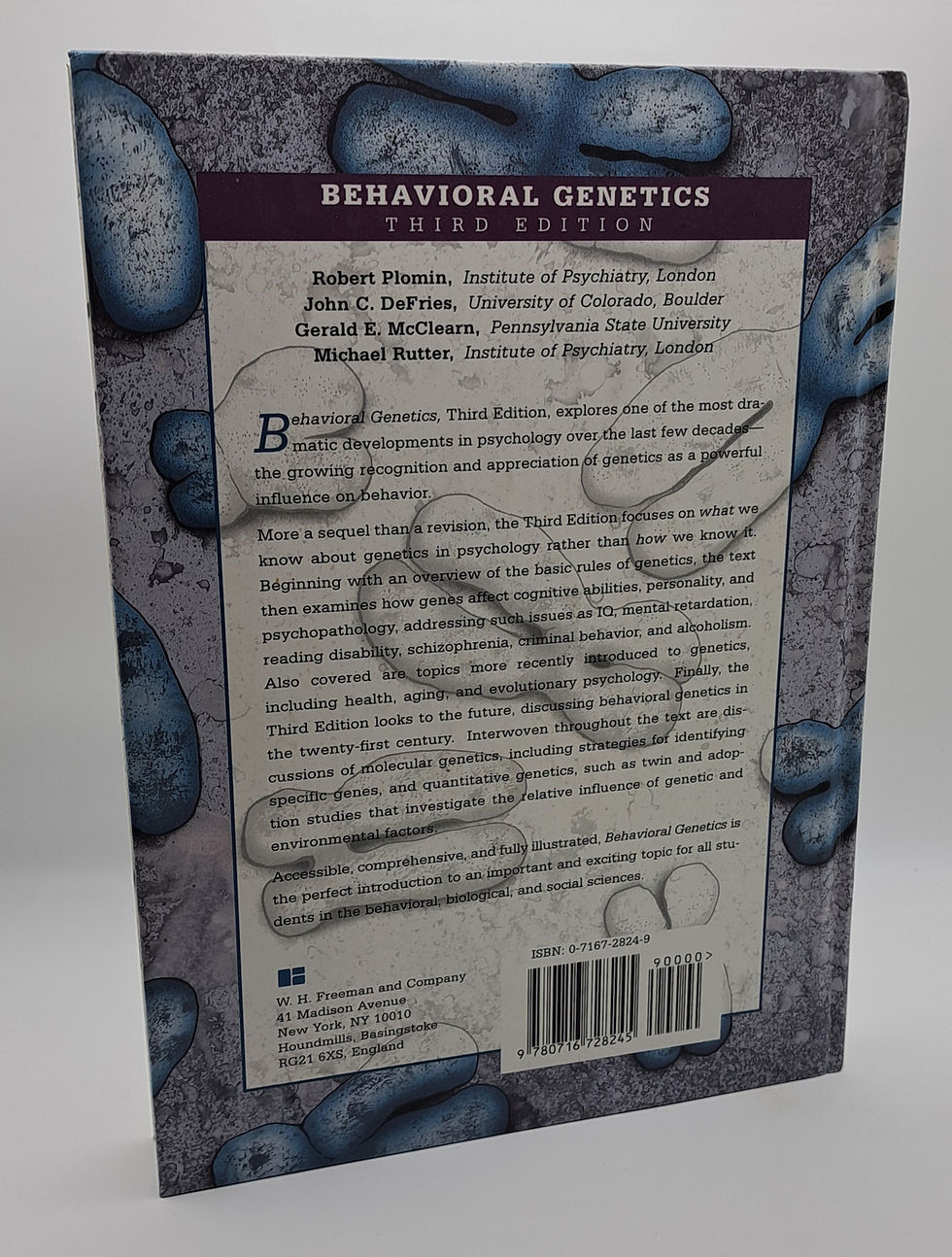 Behavioral Genetics (Third Edition)