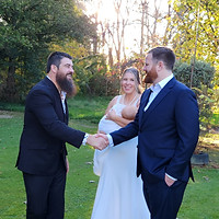 Mike Walker Celebrant, Wedding Roseburn Park