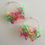 Thumbnail: My Favorite Bouquet Recycled Flower Hoop Earrings in Gold, Pink, Mint, Peach