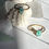 Thumbnail: Rocks Under Water Marquise Stacking Ring in Gold - Sz 9 (LT020-MAR)