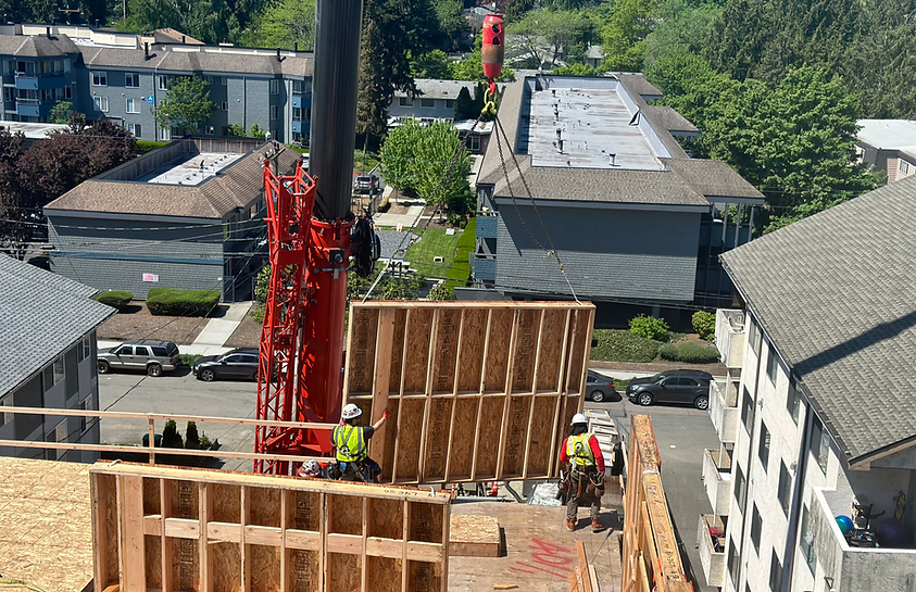 Commercial framing project in Greater Seattle Area WA by Twin Brothers Group