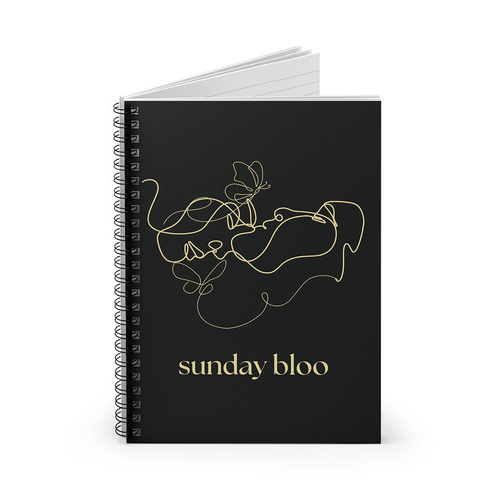 Thumbnail: "thoughts of love" Spiral Lined Journal