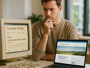 Veraltete Webseiten