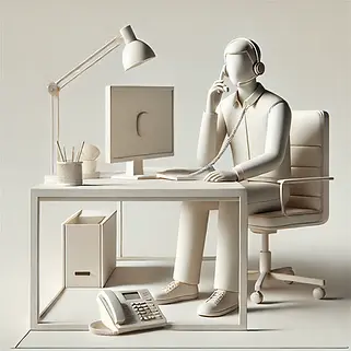 Glückliche Mitglieder, Tag- und Nachtsymbole im Hintergrund, zeigen ständige Unterstützung.