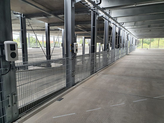 Parkhaus Ladeinfrastrutur