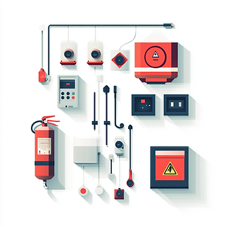 Feuerlöscher und Rauchmelder im Vereinsheim installiert