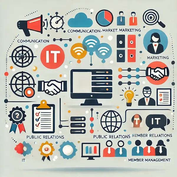 Vereine gestalten ihre IT-Kompetenzen, Kommunikation, Marketing und Öffentlichkeitsarbeit sowie Mitgliederverwaltung professionell und effizient.