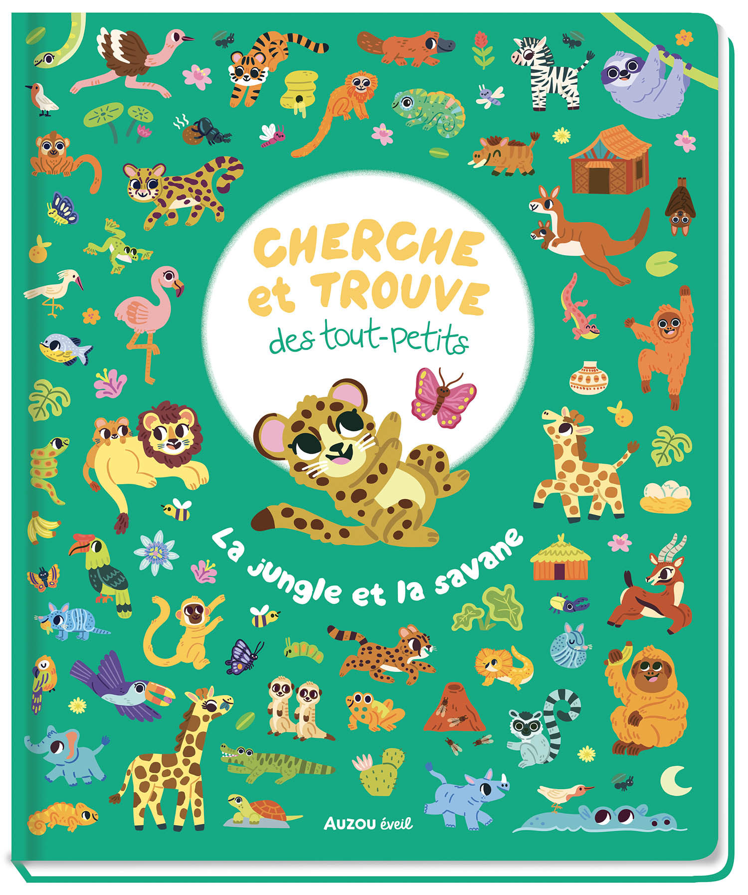 Cherche & Trouve tout-petits jungle et savane enfant éditions auzou