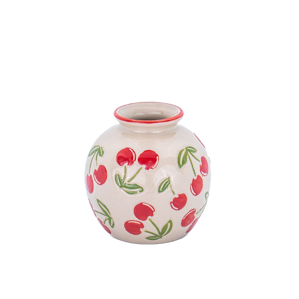 Mini vase original cerise rouge sass & belle