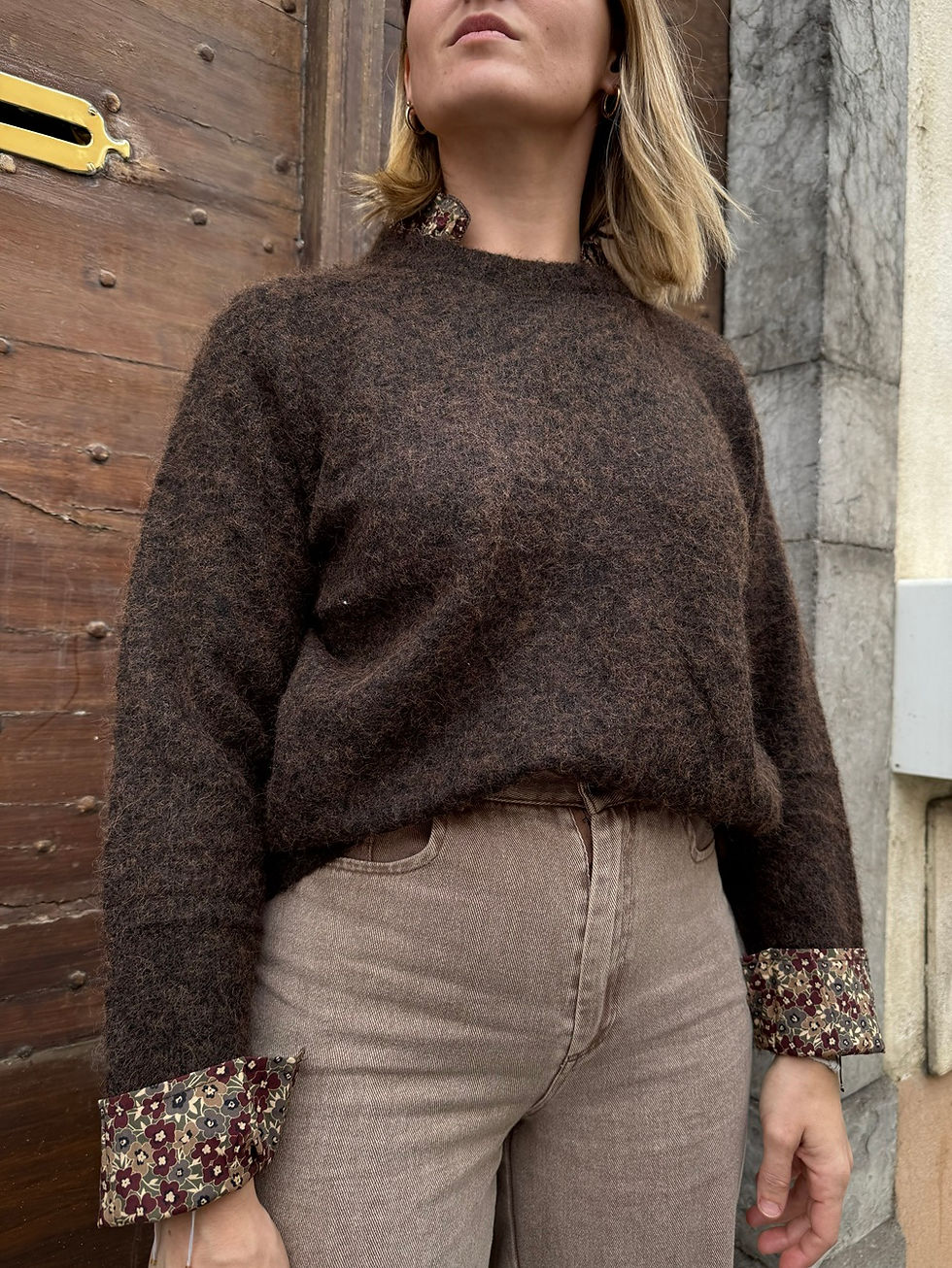 Pull original marron, Brown