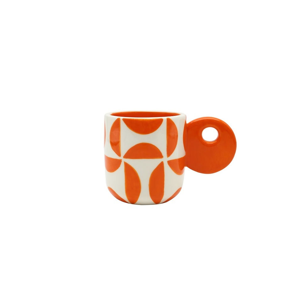 Miniature : Mug original orange, Leonor Groovy Grids que rico