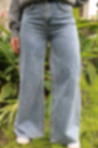 Jean original femme palazzo bleu, Lydie oraije