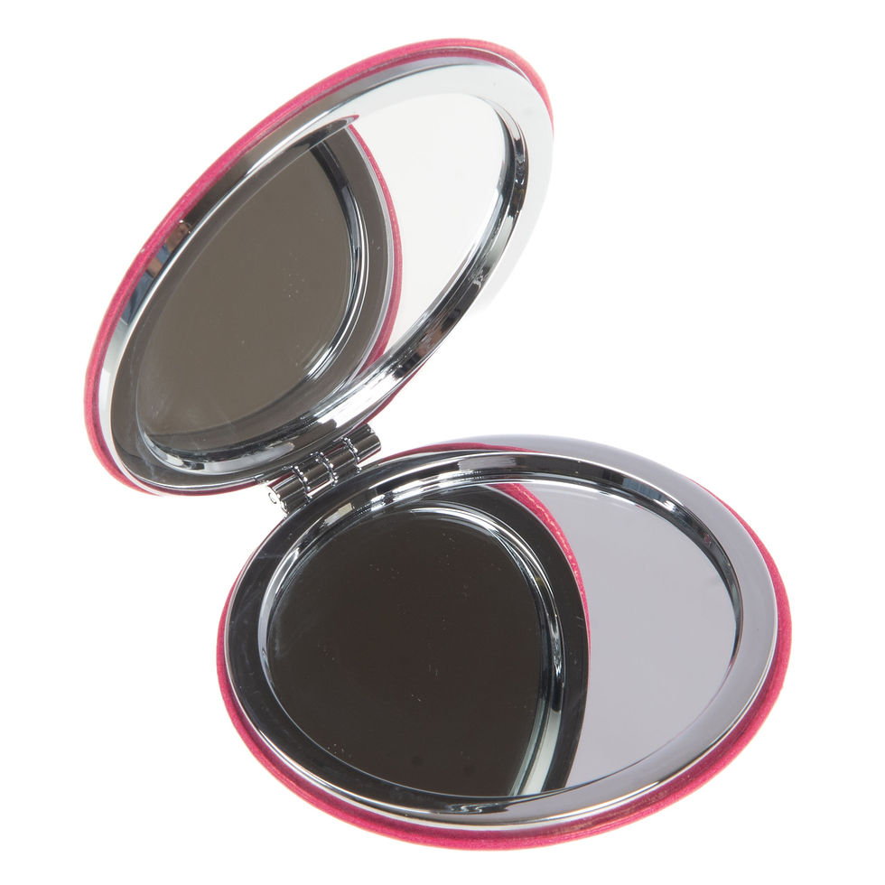 Miroir de poche original personnalisé rose mamie d'amour sunny amadeus