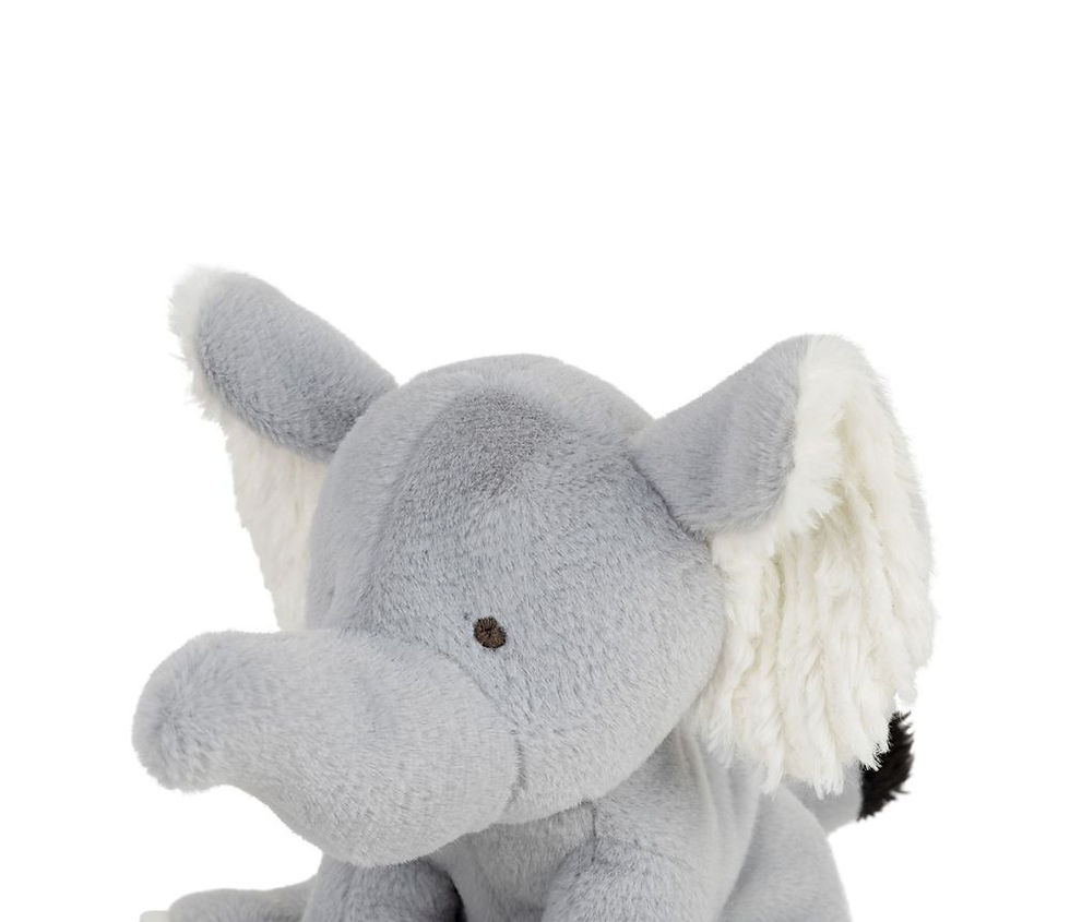 Miniature : Peluche originale éléphant gris Zawadi enfant jardin d'ulysse