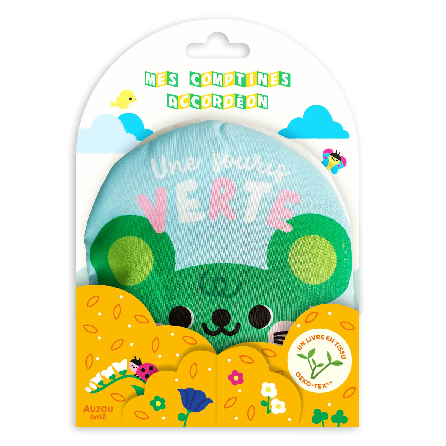 Mes comptines accordéon une souris verte enfant éditions auzou