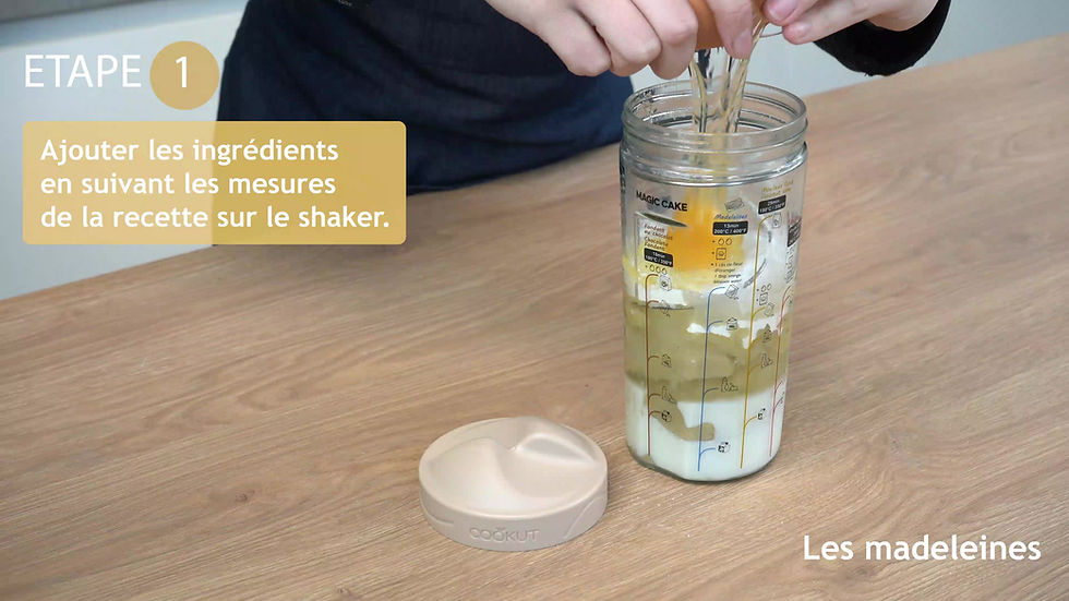 Miniature : Shaker à gâteaux inratables magic cake Cookut