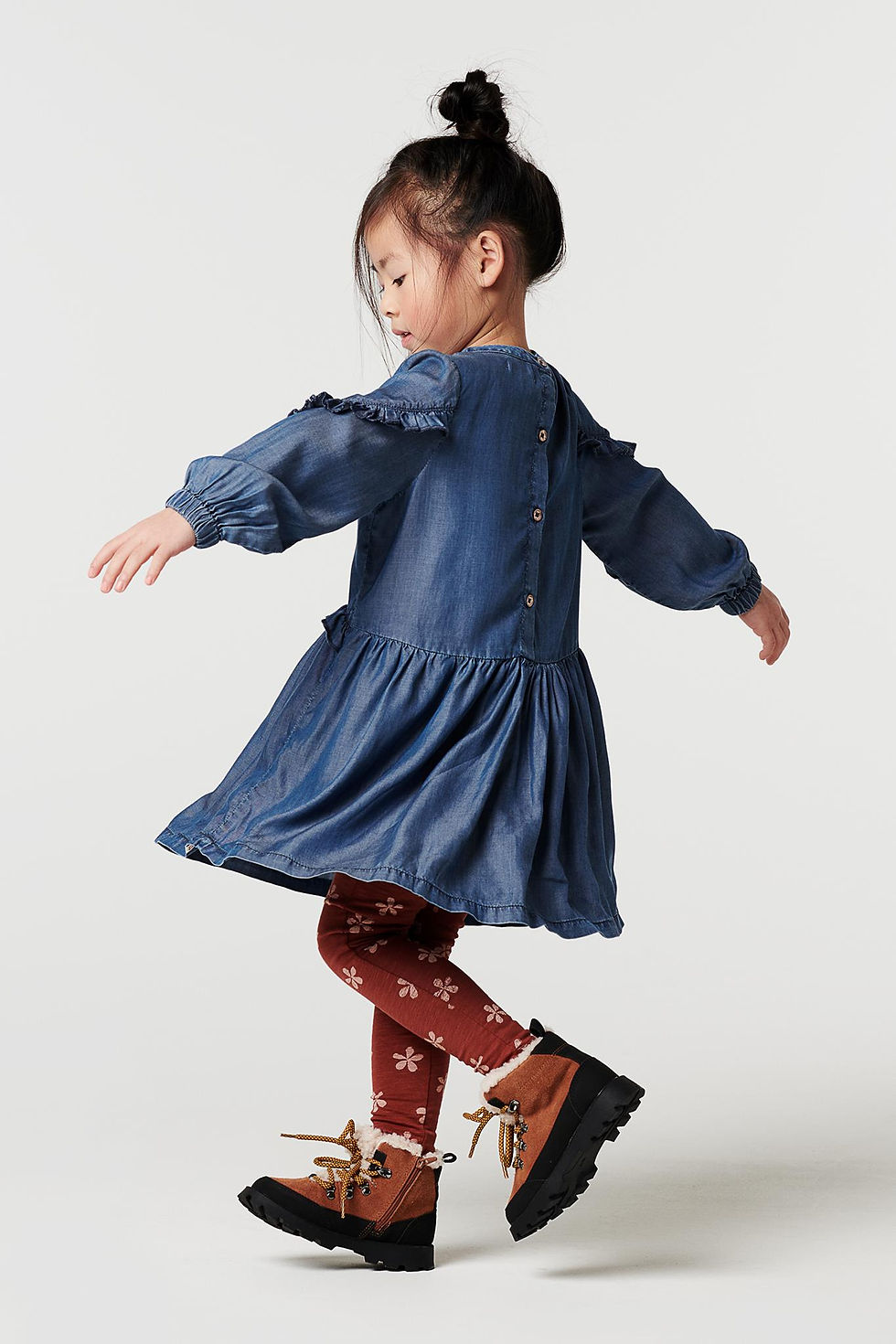 Robe originale effet jean bleu Kinsey enfant noppies