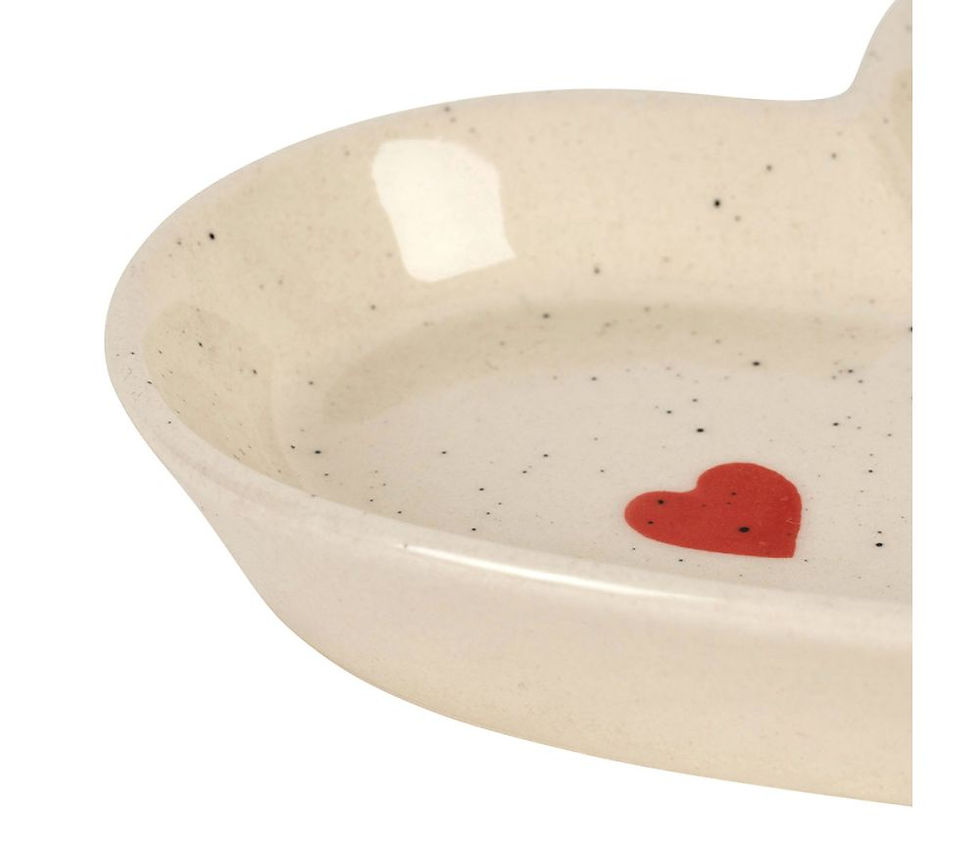 Vide poche original cœurs rouges, Amour jardin d'ulysse