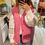 Miniature : Gilet réversible original femme sans manches vichy/rouge season