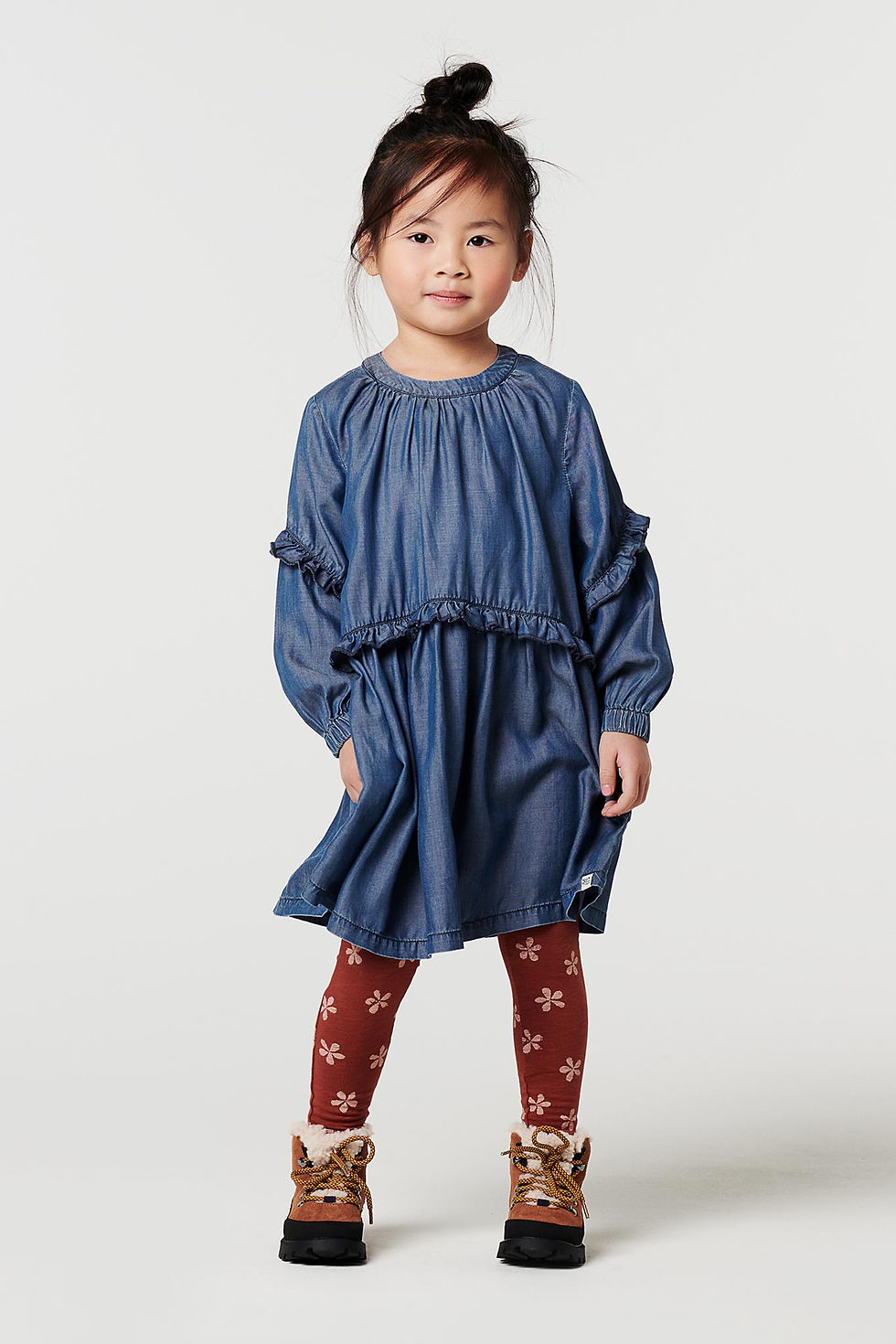 Robe originale effet jean bleu Kinsey enfant noppies