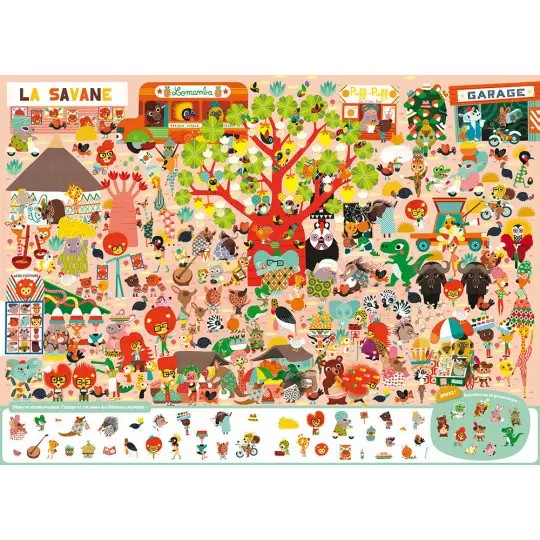 Miniature : Cherche & Trouve géant les animaux du monde enfant éditions auzou
