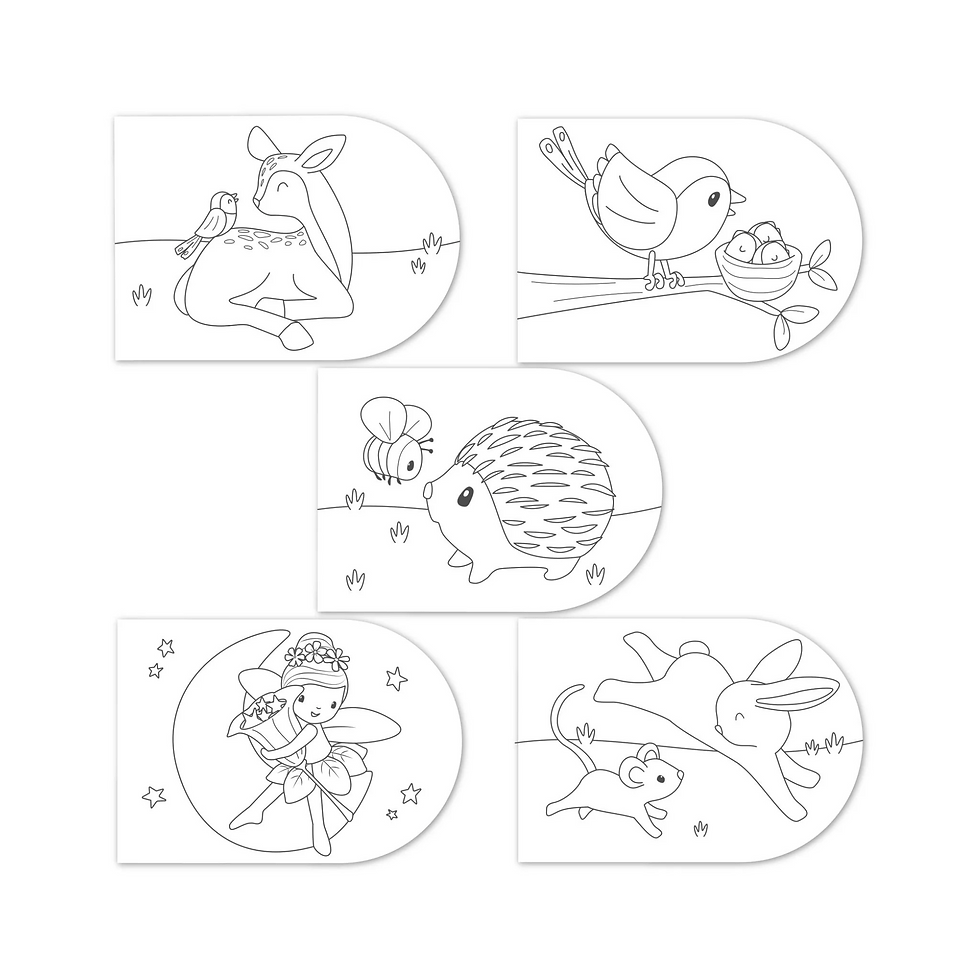 Livre de peinture original Fairy Garden enfant little dutch