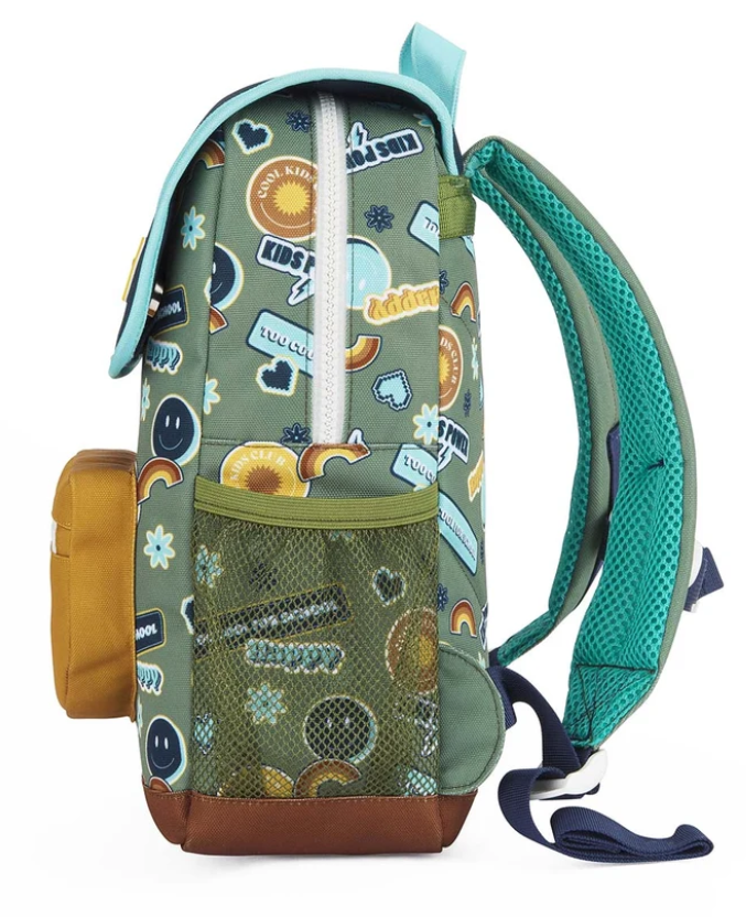 Miniature : Sac à dos original vert Smiley, 2 tailles enfant hello hossy