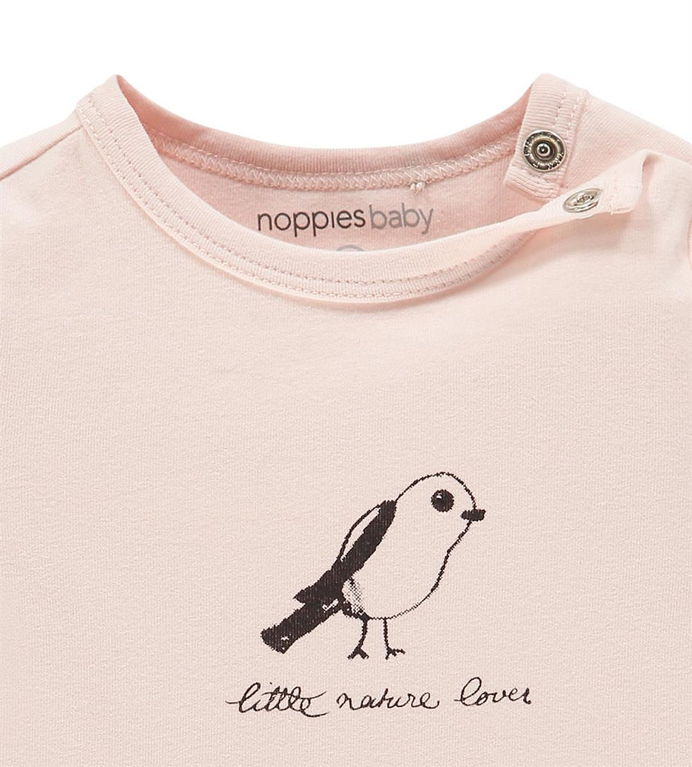 Robe rose manches longues originale enfant noppies